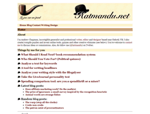 Tablet Screenshot of hatmandu.net